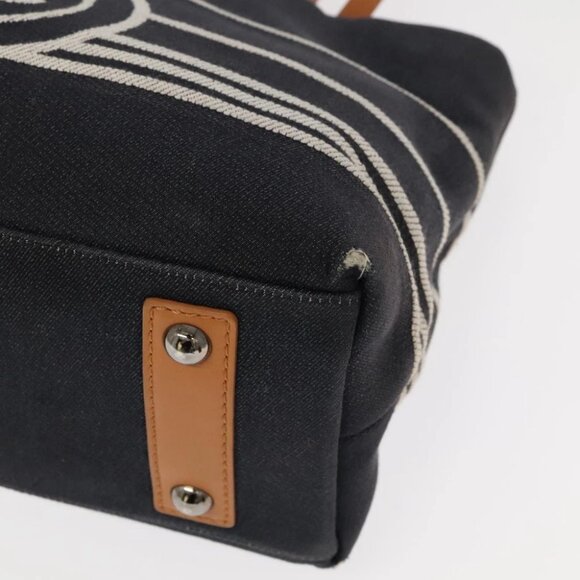 CHANEL Tote Bag Denim Navy CC Auth PP037 - Picture 12 of 15